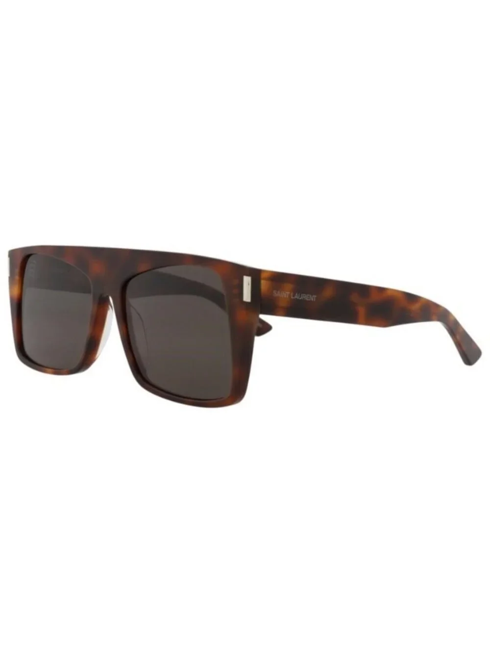 New Saint Laurent Womens Square/Rectangle Havana Havana Black Fashion Designer E